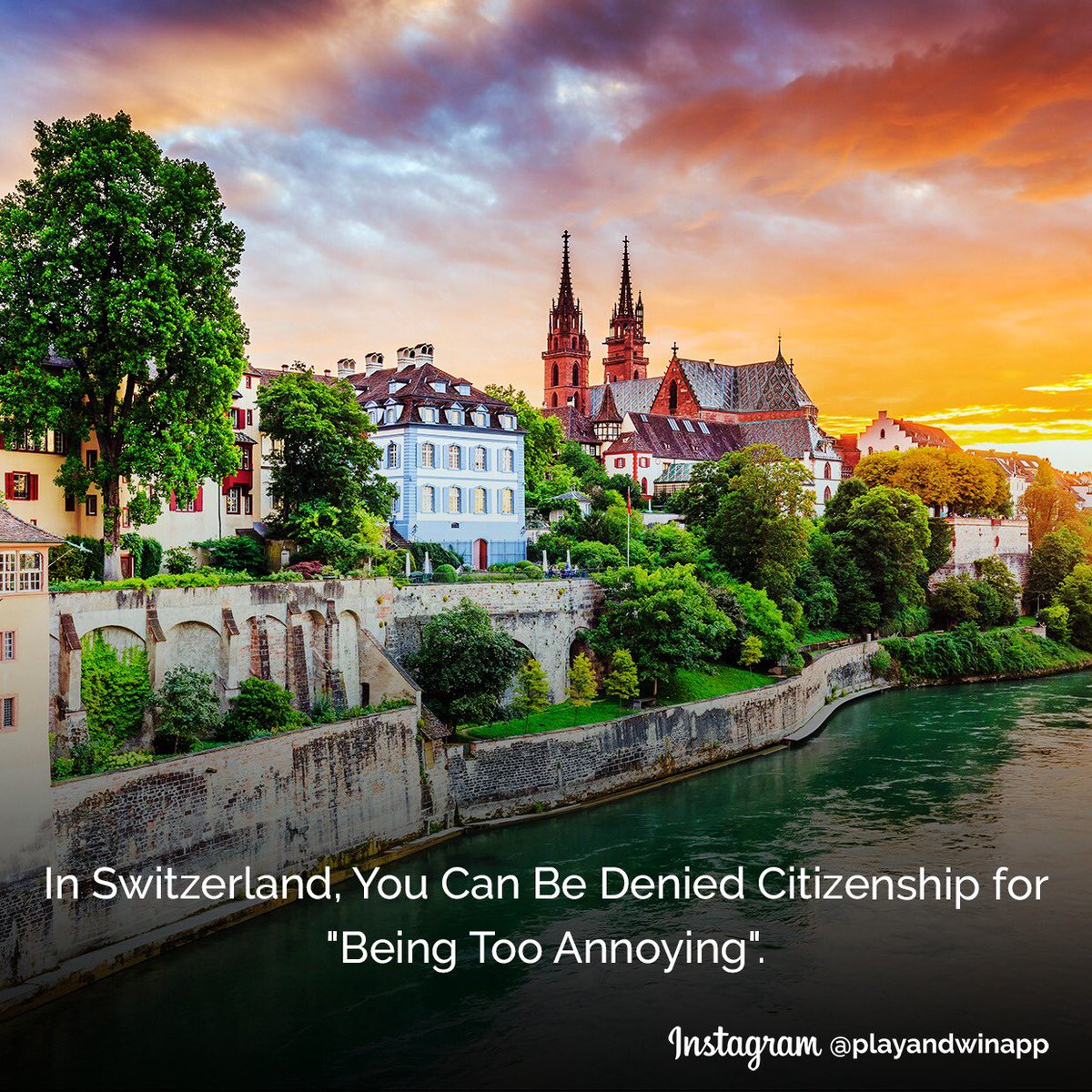 🇨🇭🇨🇭🇨🇭
#switzerland #instadaily #games #trivia #facts #socialmedialife #generalknowledge #PlayandWinapp #WinRealMoney