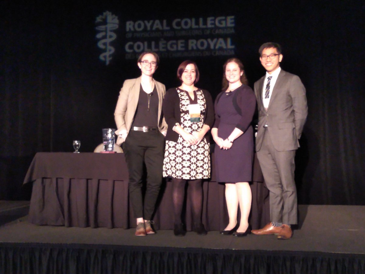 Amazing group of emerging investigators at the #SimSummit19: <a href="/c_forristal/">Chantal Forristal</a> <a href="/purdy_eve/">Eve Purdy</a> <a href="/CheungJJH/">Jeffrey J. H. Cheung</a> <a href="/Qemerg/">QueensEM</a> <a href="/WesternUEmerg/">WesternU Emerg</a> <a href="/theWilsonCentre/">The Wilson Centre</a>. Thanks for sharing your inspiring work!