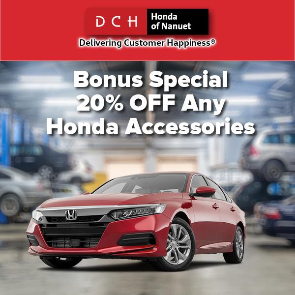 Take advantage of our accessory discount this month at Honda of Nanuet! Save 20% off ANY Honda Accessories!
bit.ly/2tSgi2b

.
.

#DCHHondaofNanuet #HondaofNanuet #HondaUSA #ShopHonda #HondaOwners #HondaDrivers #HondaFamily #Accessories