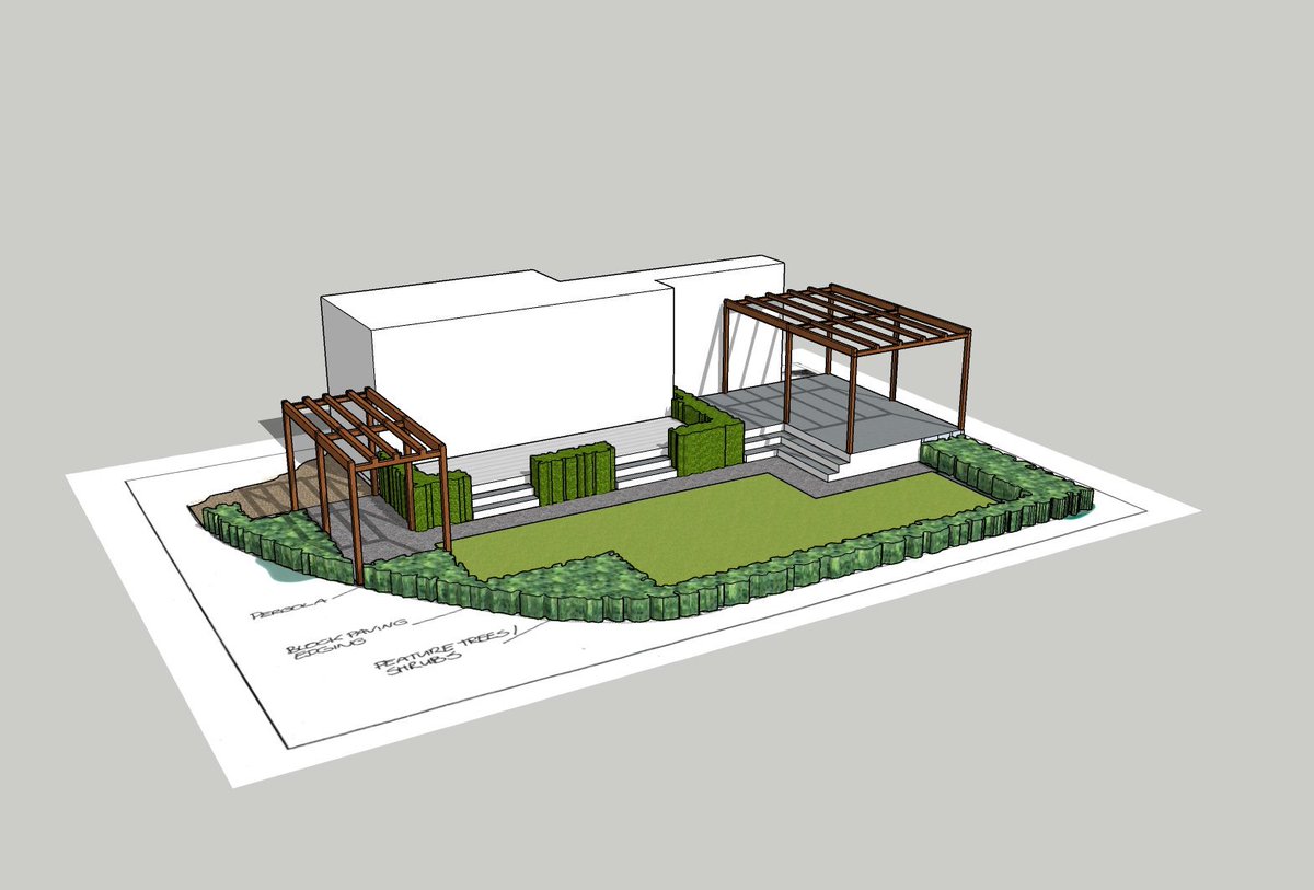 mc_landscaping's tweet photo. Project for a client based in perranarworthal #Cornwall We enjoyed doing this design. We use both autoCAD and 3D modelling software but if you prefer we can do hand drawn sketches too. Helps provide a great insight into what you garden could look like. https://t.co/eZleo0Iuct