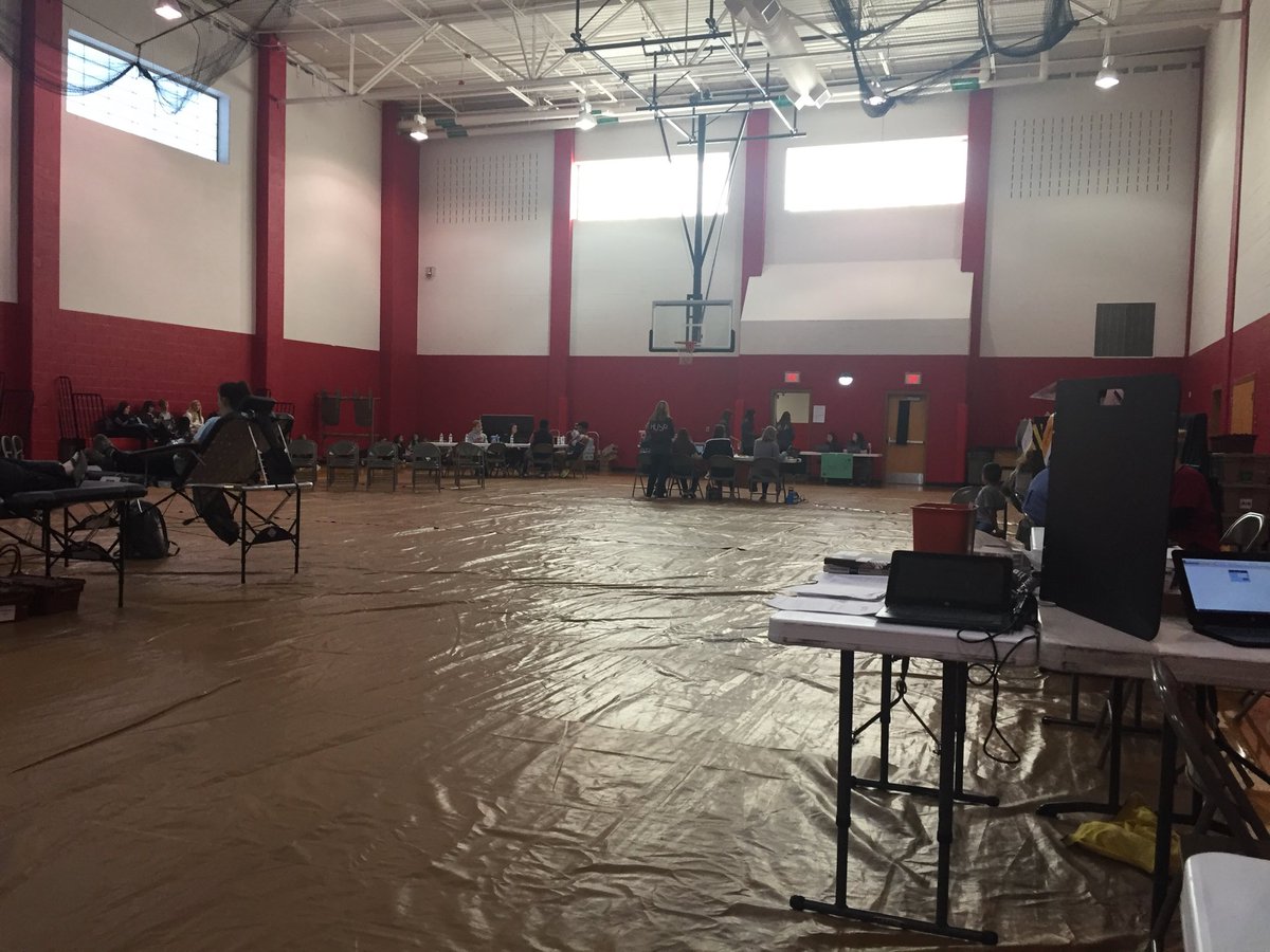 Great day yesterday for our HOSA students hosting their annual fall blood drive. Great job Mrs. Barkley and Mrs. Leach. #hosa #make a difference