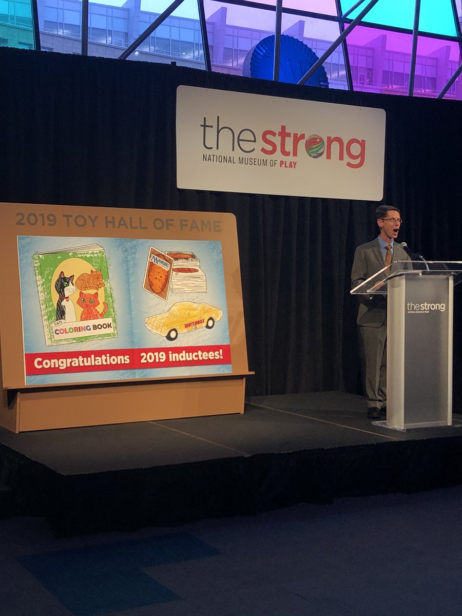Visit Rochester CVB (@visitrochester) on Twitter photo Your 2019 inductees into the <a href="/museumofplay/">The Strong Museum</a> #ToyHall2019 are Magic The Gathering, Matchbox Cars and The Coloring Book. Congratulations to this year’s inductees! #visitROC #ROC Your 2019 inductees into the <a href="/museumofplay/">The Strong Museum</a> #ToyHall2019 are Magic The Gathering, Matchbox Cars and The Coloring Book. Congratulations to this year’s inductees! #visitROC #ROC