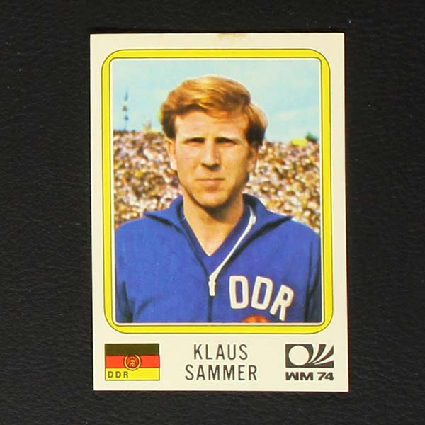Klaus Sammer played ten years ay Dynamo Dresden in the old East Germany, won two East German titles and had 17 caps for East Germany. He is, of course, the father of former Ballon d'Or winner, and European champion with Germany in 1996, Matthias Sammer
