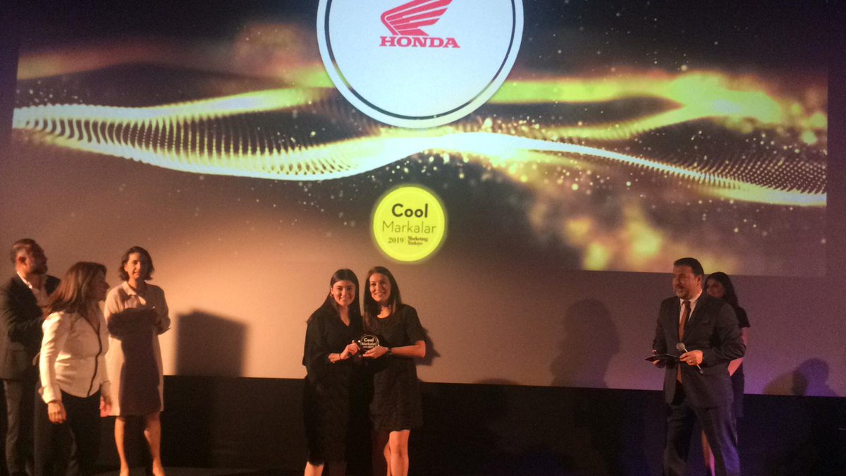 #CoolMarkalar2019’da Motosiklet Kategorisi’nin En Cool Markası <a href="/HondaTR/">Honda Türkiye</a> oldu.