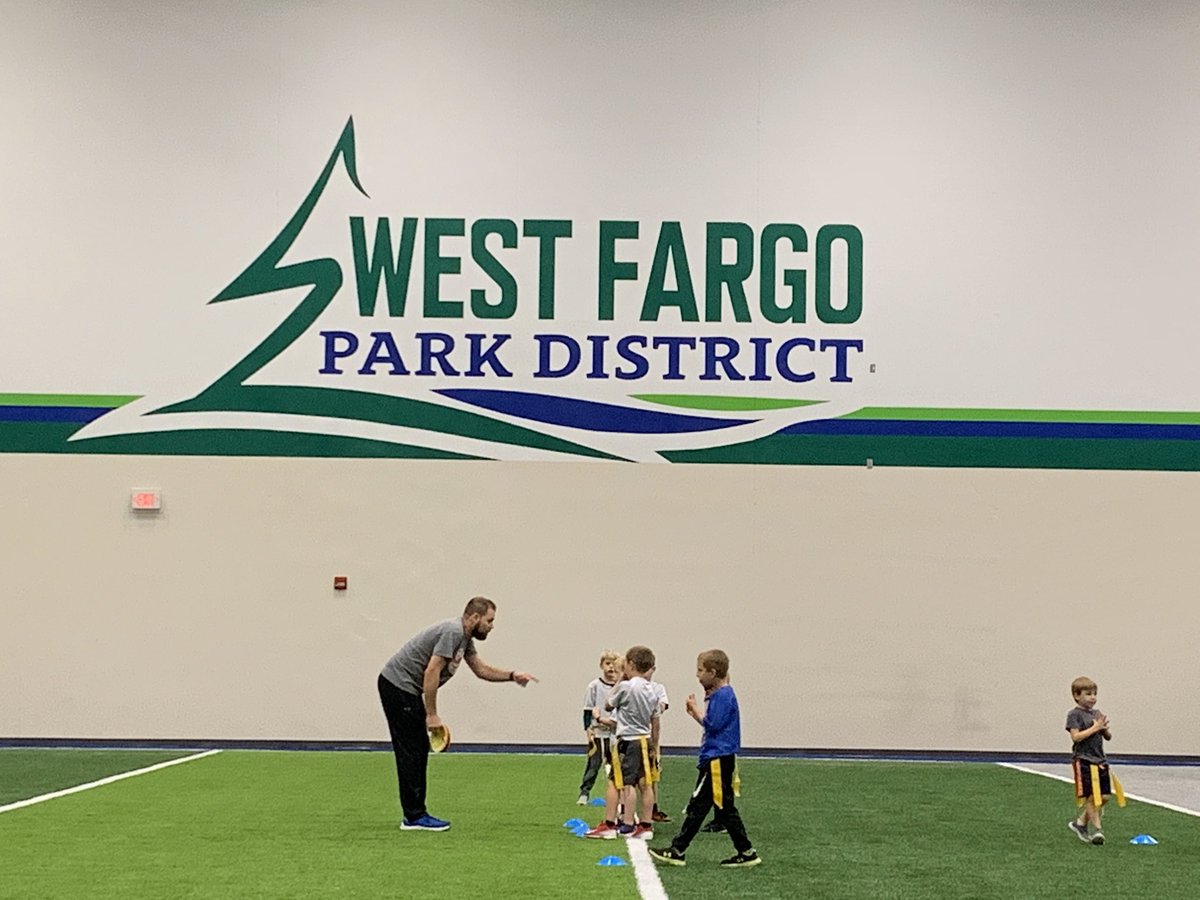 Rustad Rec Center turf is open and people are loving it! #wfparks #indoorturf #rustadrec #getoutandplay #beactive