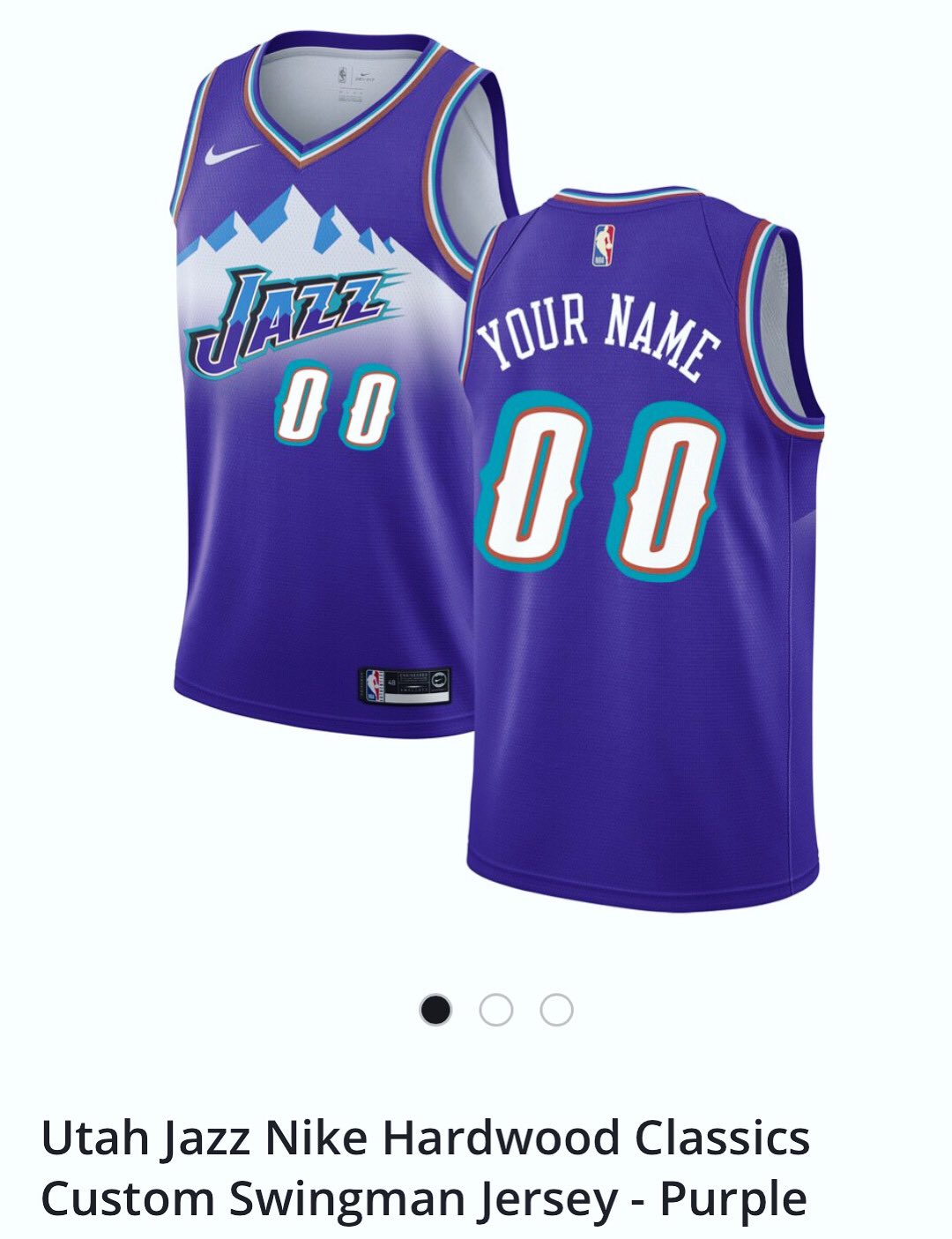 utah jazz custom jersey