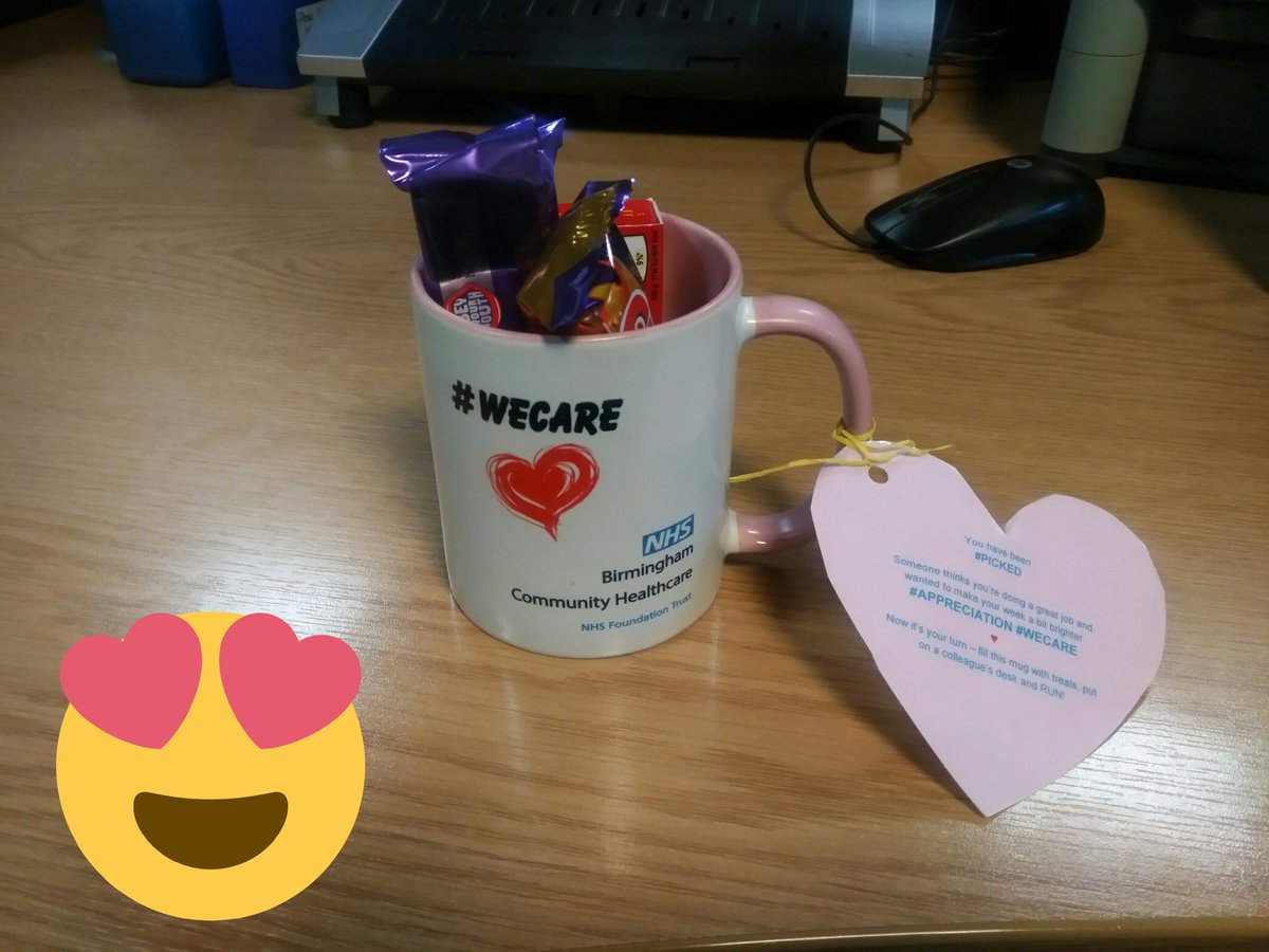 Psssst I have been picked! There is somebody in the Trust who apparently thinks I am doing a good job, cares and appreciates me...we will make sure you get the help you need before this virus spreads further. Now who do I appreciate??? #wecare