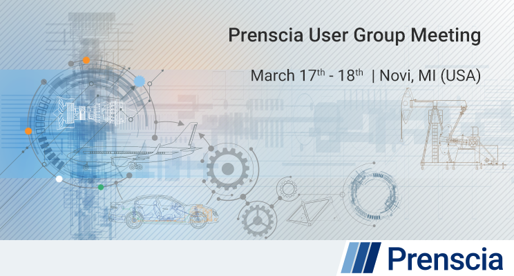 HBMPrenscia's tweet photo. Save the date for the North American Prenscia User Group Meeting: March 17 - 18, 2020 in Novi, MI! Learn more about the event here: https://t.co/qTXWk70yZ4 https://t.co/SXwe45zrTm