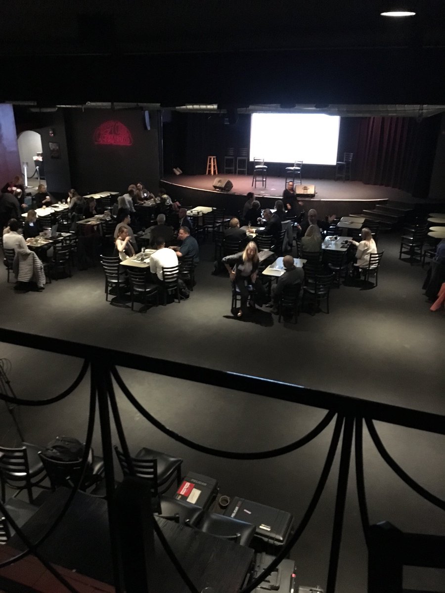 Prokotweet's tweet image. The room is starting to fill up for this morning’s ⁦@CLOmedia⁩ breakfast club at ⁦@CobbsComedyClub⁩ in SFO #CLOBC