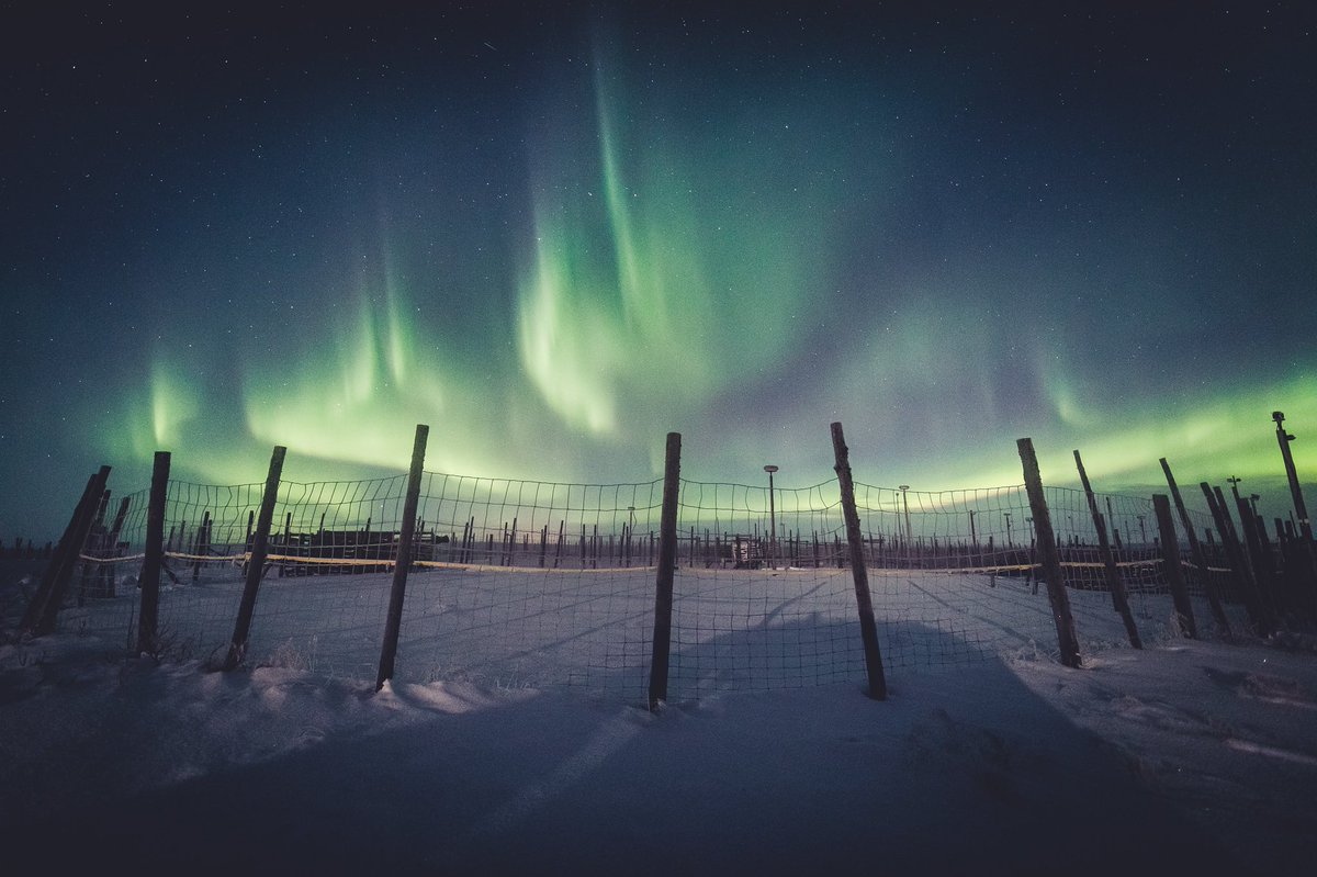 #Polarnight is almost here but the nights are not that dark! #Northernlights yesterday at #Utsjoki #Lapland #Finland.