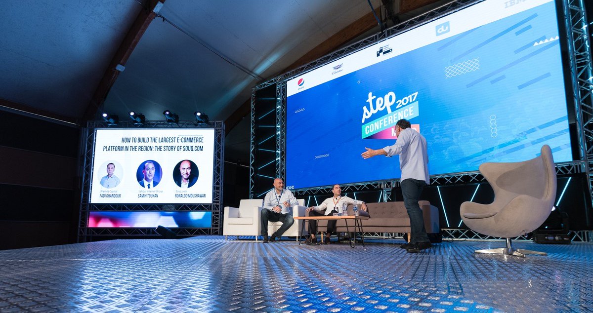stepconference's tweet image. #Tbt to when Souq.com's @ronmou  joined @WamdaCapital's Fadi Ghandour and Jabbar Internet Group's @samihtoukan on stage at #STEP2017 for The story of 

Get your 2for1 discount code ➡ bit.ly/2Nrmbze