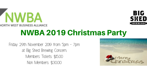 Join us for the NWBA Christmas Party.  Friday 29th November 5-7pm.  For tickets go to: buff.ly/2rkRF1k
#NWBA #Networking #PortAdelaide #Business