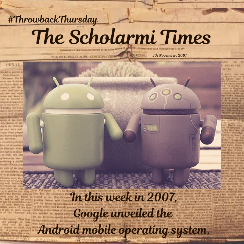 scholarmi's tweet photo. #throwbackthursday #throwback #onthisday #duringthisweek #thursday #trivia #facts #history #historyfacts #photooftheday #scholarmi #scholarmitimes #innovation #inspiration #android #Google #technology #obama #USA #politics #space #mars #india https://t.co/1FQuFeakMV