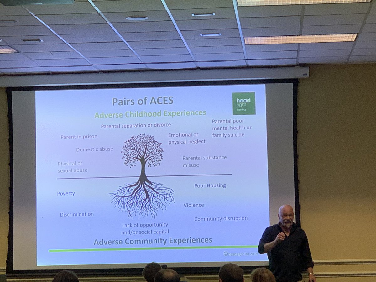MayboLimited's tweet image. If you have 6 or more #ACEs you will lose 20 years of your life expectancy - Tony France @headsightuk #MayboConference