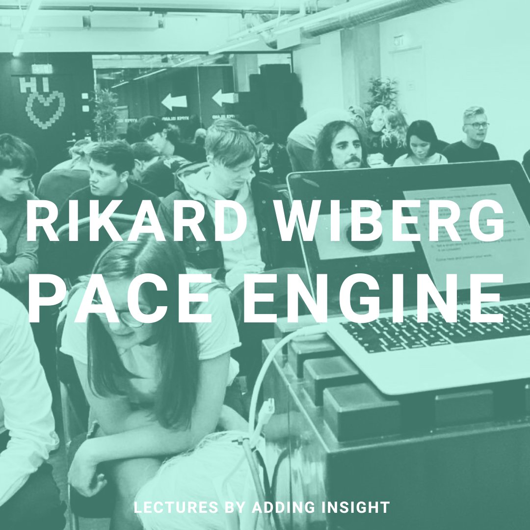 addinginsight's tweet photo. Rikard Wiberg (Pace Engine) är expert på tillväxtprognoser med hjälp av maskininlärning och visade studenterna på Hyper Island om hur man kan tänka kring data och design. 

Önskar du ta del av hans dragning? Se länk i kommentarerna. https://t.co/knsDv7Frdy