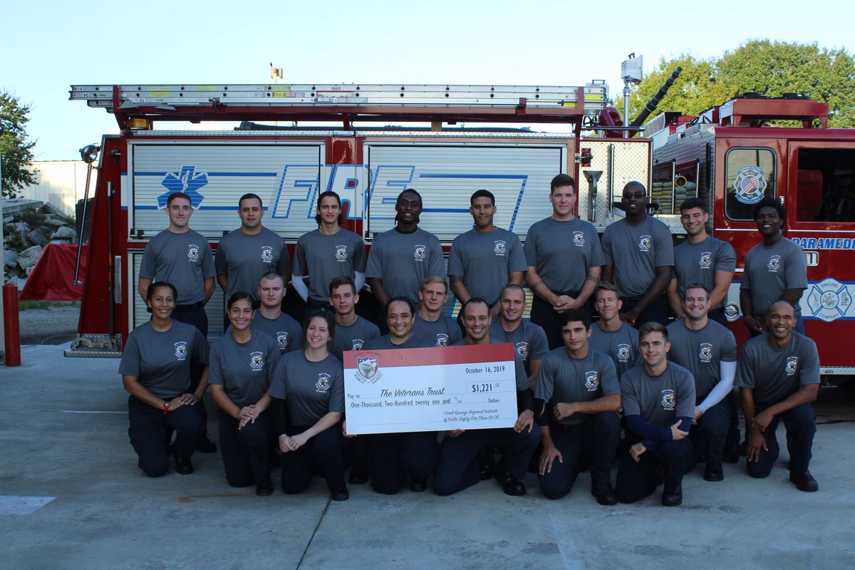 Our Fire Class 1906 did a fundraiser for The Veterans Trust Organization and raised over $1,221.24 for the organization! Awesome job guys!