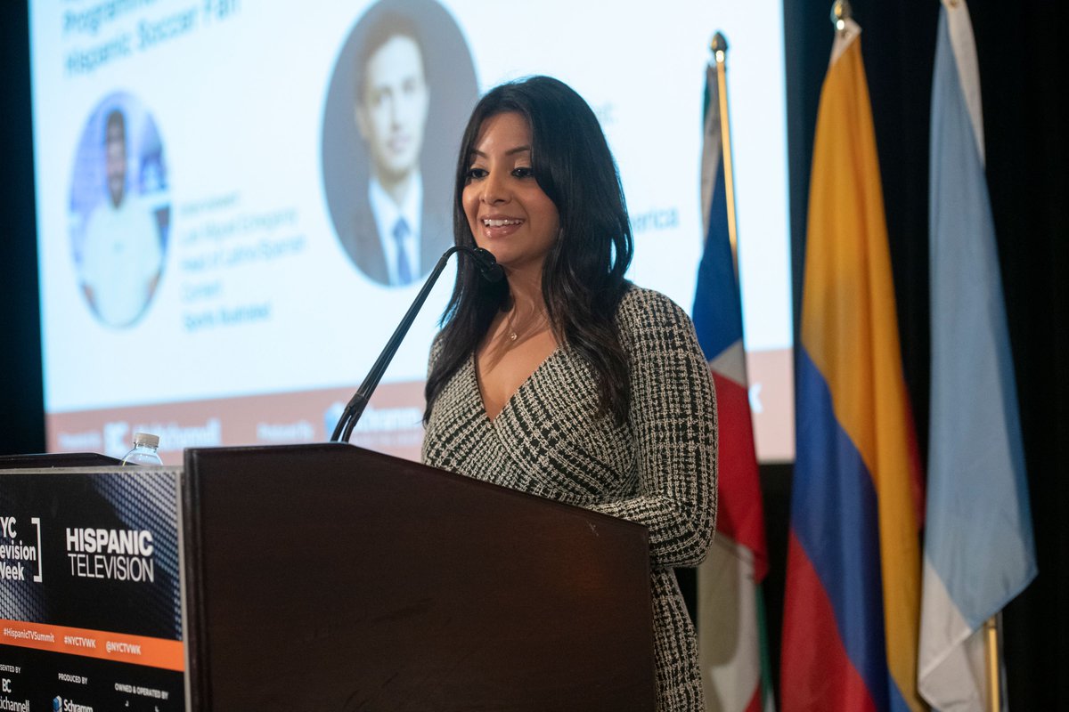Schrammnyc's tweet photo. Happy to have featured @JessicaFormoso of @fox5ny , pictured here, at the recent Hispanic TV Summit, now part of NYC TV Week. https://t.co/CuYLP5N7h8