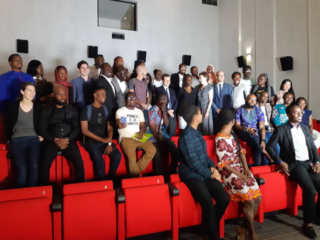 IFParis's tweet photo. #AyadaLab - Jérôme Pasquier, Ambassadeur de France au Nigéria, entouré des entrepreneurs lauréats d’AyadaLab et des incubateurs partenaires du programme, dans l’auditorium de la superbe @AF_Lagos
-
@FranceAbuja @francediplo @MinistereCC https://t.co/cvNCRJgIK0