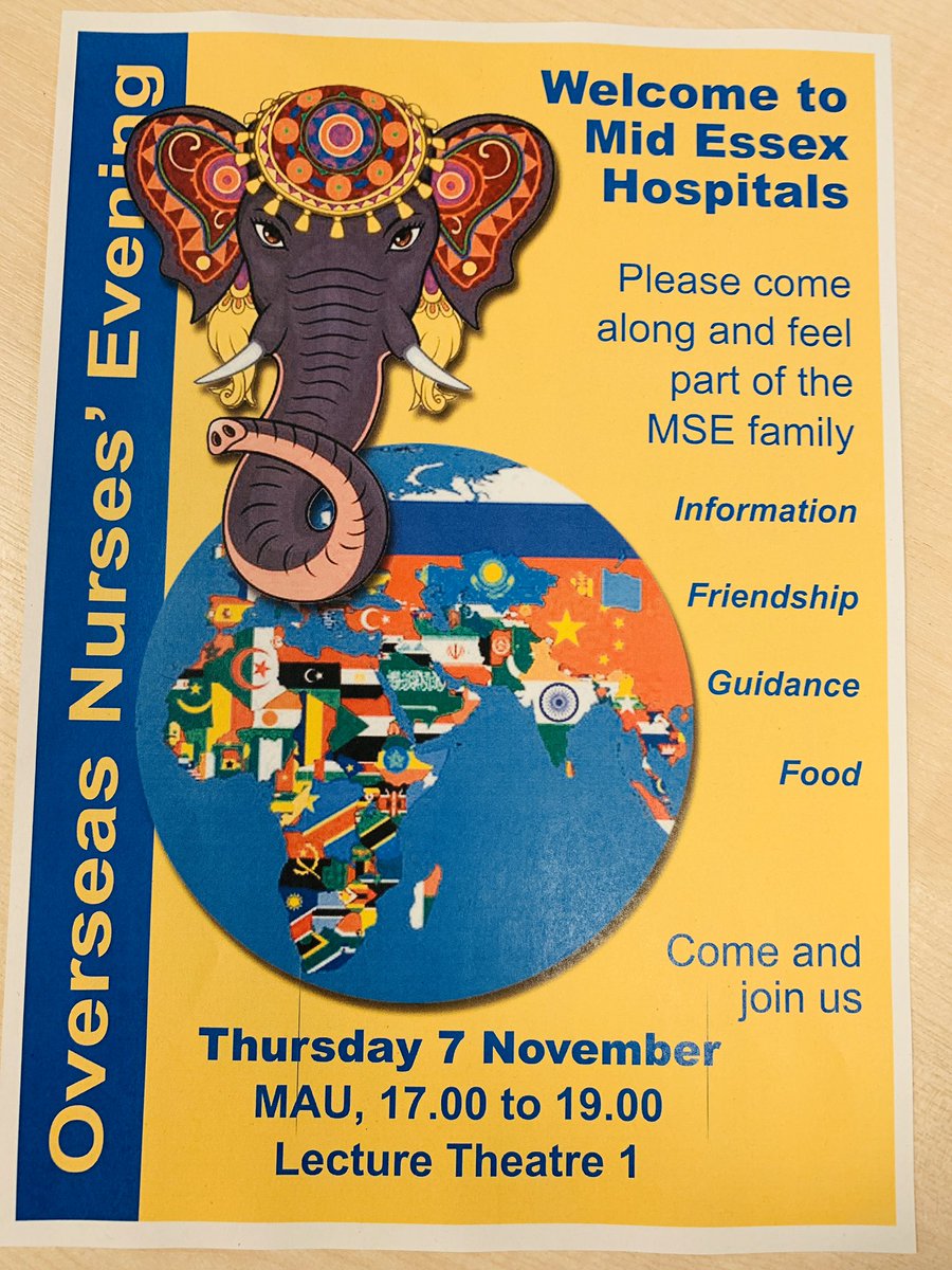 Looking forward to welcoming our  new nurses and getting my dancing shoes on at tonight’s Overseas Nursing Event @broomfieldnhs with @WENDYMATTHEWS8 @NurseSpooner @hariram_danny24 @CathyODriscoll