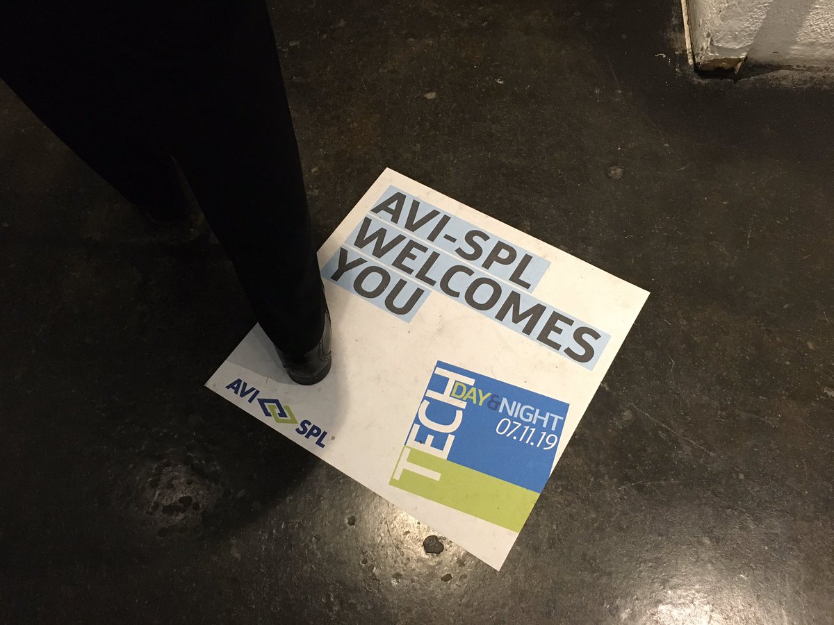 Finally it‘s the day of the #avispltechevent. Attending with 16 of our industry partners.