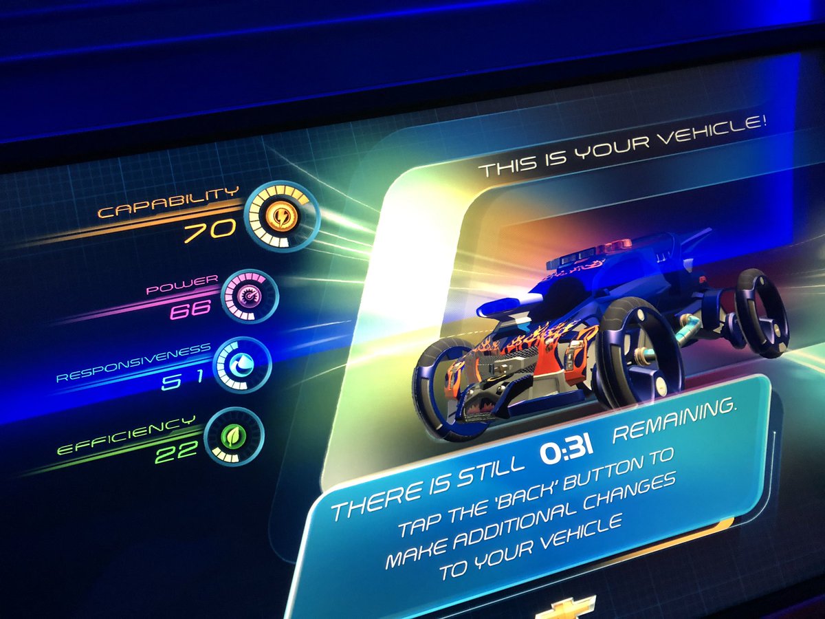 BuckeyeCoaster's tweet photo. Hitting Test Track up again, this time it’s in the daytime. The kids love designing the cars for us to ride in. It’s a fun activity for the entire family to take part in. @WaltDisneyWorld #WDW #WDWEpcot #Epcot #EpcotTestTrack https://t.co/XmAjv7VYpU
