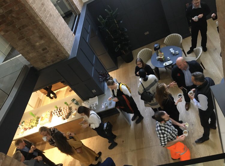 DesignJq's tweet image. Another brilliant @Birm_Arch breakfast briefing hosted at the showroom yesterday!! Special thanks to @Linuslahoj for the extremely interesting talk and to @_saladboxuk for the tasty food and smoothies!