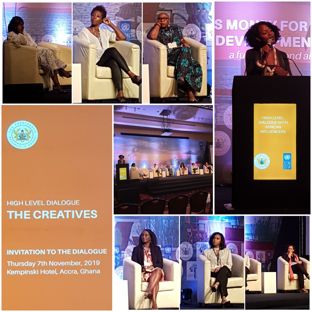 UNDPMauritius's tweet image. Taiye Selasi author of &quot;Ghana Must Go&quot; gives an impassioned speech, calling for investment in the African cultural and creative industry not just a source of revenue but as the bearer of our narratives, traditons, moral values and ideas #Aid4Dev #HighLevelDialogueGH