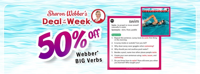 Through November 13, 2019, at midnight, enjoy 50% savings on Webber BIG Verbs! - sdpubs.com/kfw6x