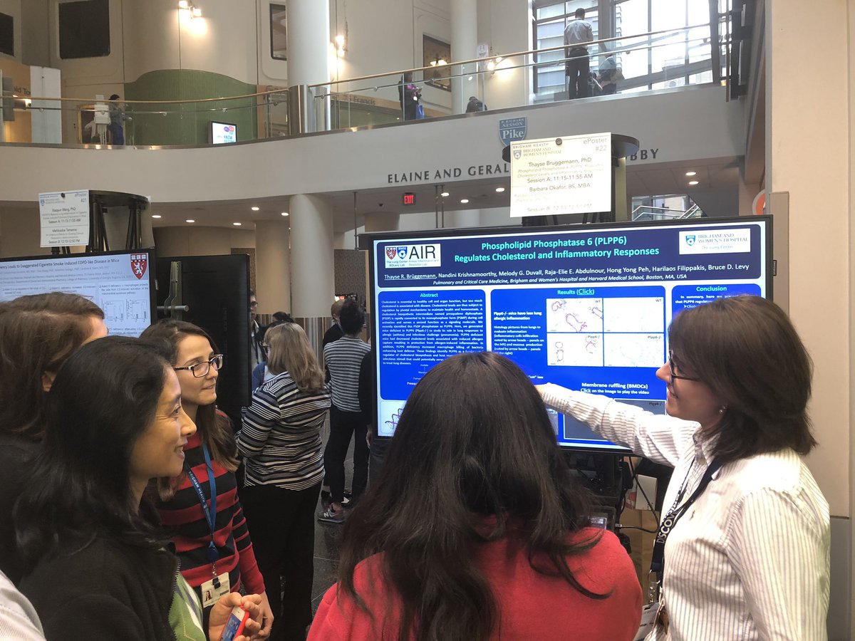 BDLevy AIR Lab (@bdlevylab) on Twitter photo Thayse presenting her exciting work at #DiscoverBrigham <a href="/BrighamResearch/">Brigham and Women’s Research</a> <a href="/BrighamWomens/">Brigham and Women's Hospital</a> Thayse presenting her exciting work at #DiscoverBrigham <a href="/BrighamResearch/">Brigham and Women’s Research</a> <a href="/BrighamWomens/">Brigham and Women's Hospital</a>