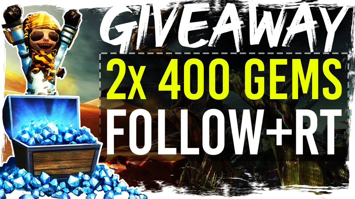 TekkitsWorkshop's tweet image. Grab your chance and WIN one of the 400 GEM CODES donated by ArenaNet. Follow, RT and good luck😉
#GW2 #GuildWars2
