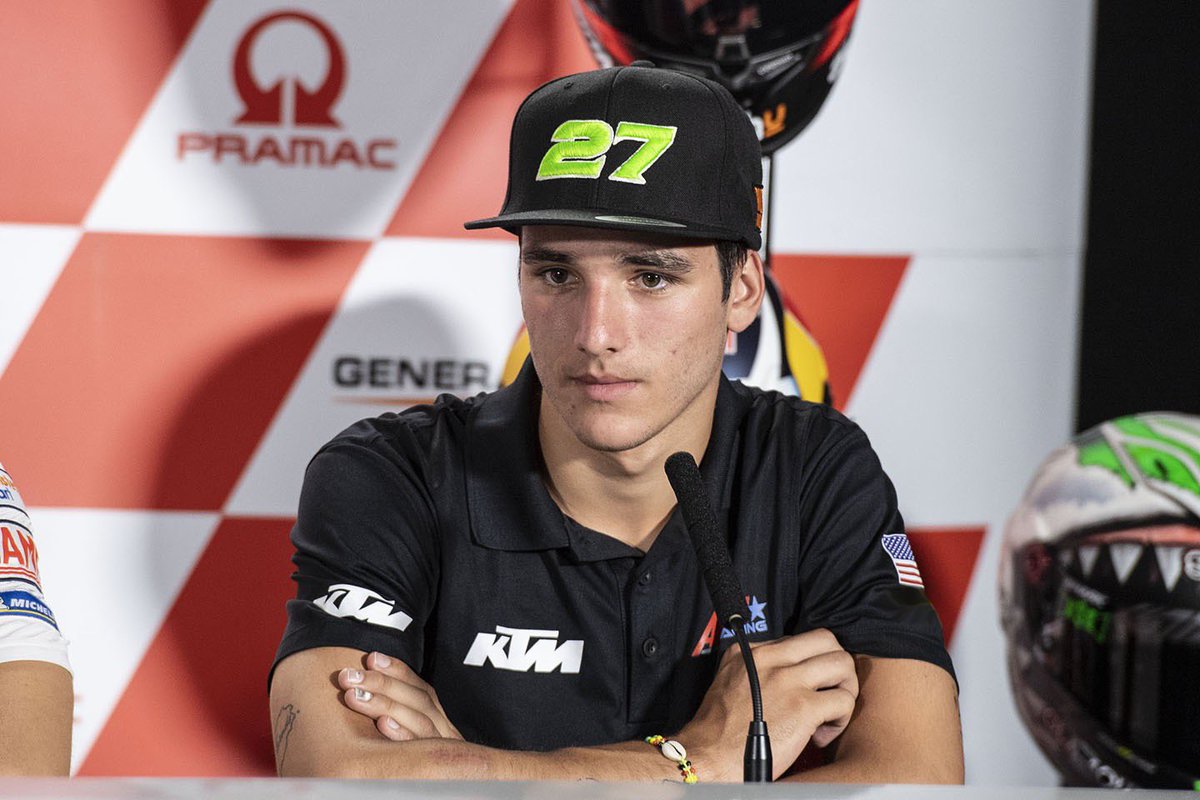 Red Bull KTM Tech3 (@Tech3Racing) on Twitter photo 2019-11-07 17:00:58 Lecuona will replace Oliveira in Valencia #GetWellSoonMiguel #KTM #Tech3 #Racing @MotoGP #IkerLecuona #IL27 #MO88 #ValenciaGP Lecuona will replace Oliveira in Valencia #GetWellSoonMiguel #KTM #Tech3 #Racing @MotoGP #IkerLecuona #IL27 #MO88 #ValenciaGP