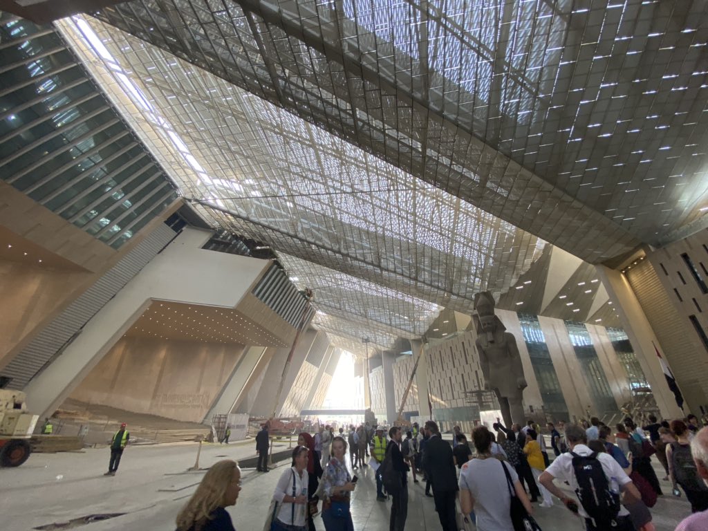 Amazing to have the opportunity to visit the Grand Egyptian Museum as part of the 12th International Congress of Egyptologists <a href="/IAEgyptologists/">IAEgyptologists</a> <a href="/AntiquitiesOf/">Directorate of Antiquities & Archaeology</a> #ICE2019 #ICEXII