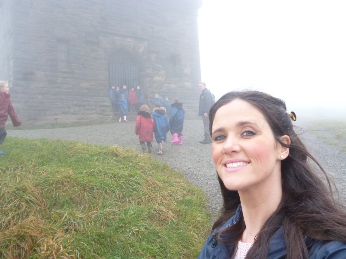 BalladenSpare's tweet photo. Lots of smiles and mud when we went up to Peel Tower. @BalladenSchool https://t.co/qtp2KIbGoQ
