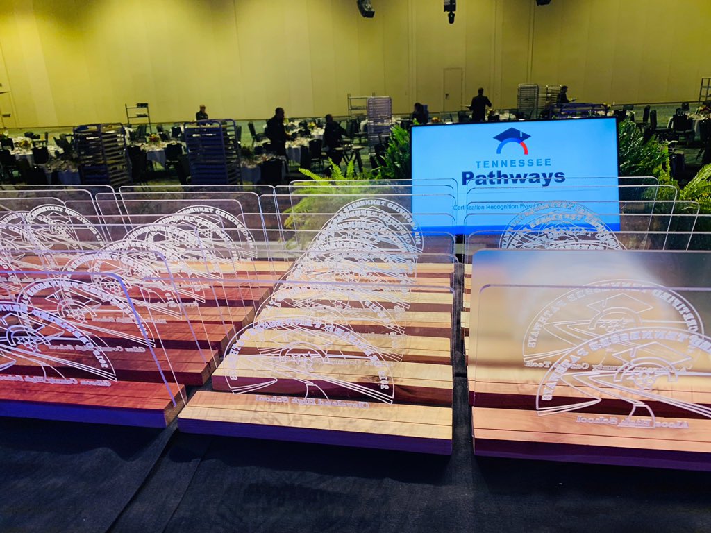 Take a look at the award plaques that all certified districts will receive today!! 👀👏👍