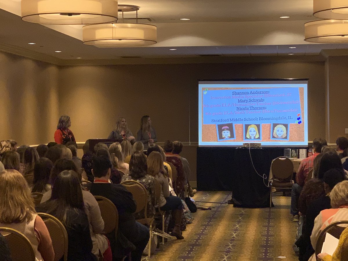 And they’re off! Eager crowd of teachers to learn from some of our best! <a href="/stallionchat/">Stratford Middle School</a> <a href="/CCSD93/">CCSD93</a> #ProudtobeD93