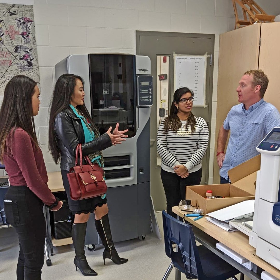RoweSantos's tweet photo. @TheColectve students @JeanAugustineSS are doing some amazing things! I had the honor of touring their tech lab this week and was amazed with the work these students have produced! Come check them and @sciarc out on November 23rd! https://t.co/zVSspVPGla