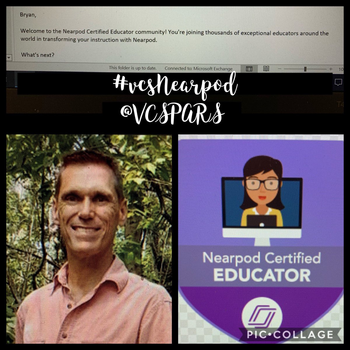 MalloryMussard's tweet image. Woo hoo! 🎉Congratulations to @MrCummingsPAR for earning his #NearpodCertifiedEducator badge!! Way to go!! 🙌🏼 #vcsNearpod @Nearpod @VCSPARS Contact your #vcsPLL to earn yours too! 🤩 @CMahaney123