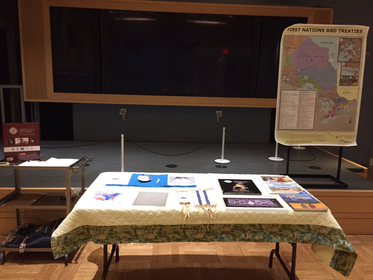 Yep, that’s right: talking Treaties for Treaty Recognition Week with classes at the Royal Ontario Museum <a href="/Wrterdoe/">Doe O'Brien</a>