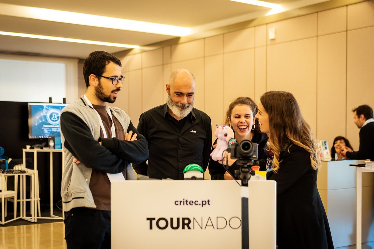 DSPT_Day's tweet photo. We had a blast with our partner Critec - Creative Agency @critec

A special thank you to them for making sure our participants had the greatest time doing their 360º videos with their amazing TOURnado.

Thank you guys for all your hard work 💪🙌

#DSPTDay #DSPTDay2019 https://t.co/PfXh4z2Fph