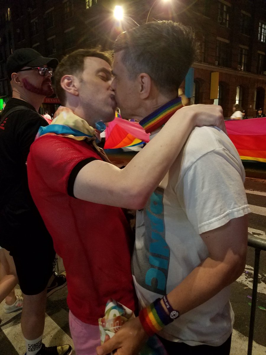 #WhatTriggersConservatives

My partner Jerry and I kissing. And I just have to share and say, he's a GREAT kisser. 😘❤️