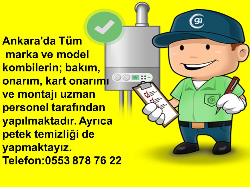 #KarmaAlımdaAdilSıra Ankara'da Tüm marka ve model kombilerin;bakım, onarım, 
kart onarımı ve montajı uzman personel tarafından 
yapılmaktadır.Ayrıca petek temizliği de
yapmaktayız.Telefon: 0 553 878 76 22