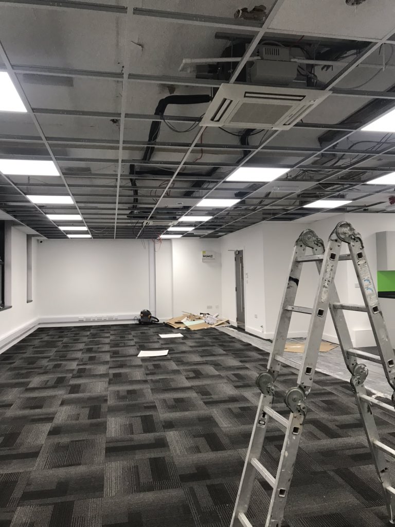 Finalfixltd's tweet photo. Busy Busy week at finalfix ! handing over the now fully refurbished former RBS bank in Ashton-under-Lyne. We have reached pre plaster at the extension in Bramhall &amp; just for good measure started work on Two new builds in Warrington 🔨🔨🔨 https://t.co/TdddsNehEI