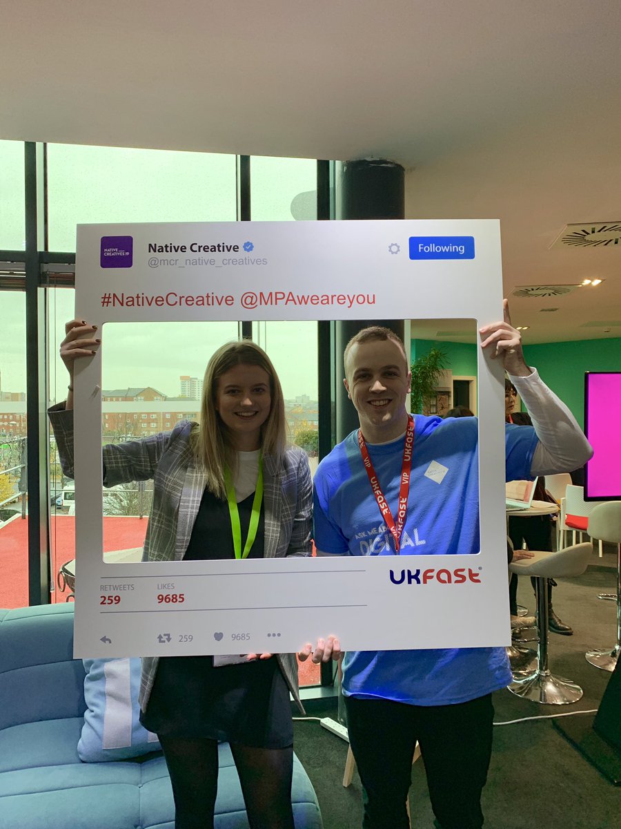 LauraLightfoot_'s tweet image. Fantastic morning chatting about digital careers at the @MCR_NC Native Creative event @UKFast with @apadmi ‘s Dan and @MPAweareyou ⭐️

👋 Whilst I’ve been on the panel this afternoon representing the industry alongside some awesome young people.... #NativeCreative #DigitalCareer