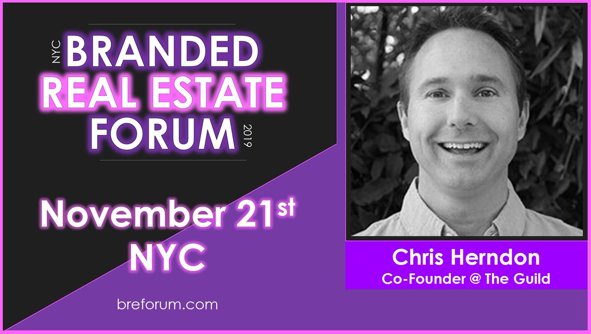 Thrilled to have Chris Herndon from The Guild in the line-up! We'll be getting into the gritty details on optimizing occupancy and recession-proofing RE investments with STR inventory and op-class partnerships. #nycrealestate
