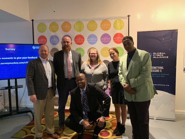 GlobalCyberAlln's tweet image. Thanks to our co-hosts and sponsors for a great #cybersecurity workshop for #smallbusiness! We hope everyone left feeling like they were more secure than when they arrived! collaboration is key - no one can do it alone!
@Mastercard @jonbrickey @SiliconHarlem @GreaterHarlemCh