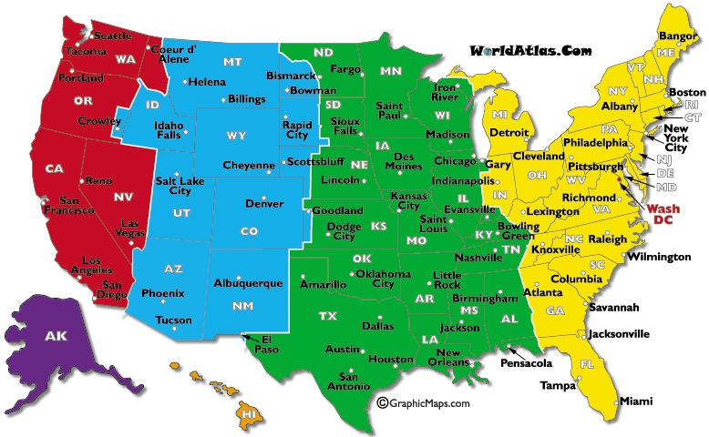 Nashville Time Zone Map - Zoning Map