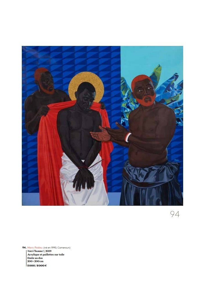 JCauden's tweet photo. Les records du jour à @Piasa_auction #MarcPadeu deux oeuvres parties à 150k euros et #JeanNtensibe à 120k euros sans les frais #Paris #AfricanArt #Auction https://t.co/qcg14XLMVL