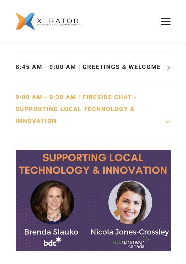 FuturpreneurBC's tweet image. Here at #FVTechForum today currently listening to founder Anna Chan and @Futurpreneur supported #tech platform MyMomentum. Loved speaking with @bdc_ca’s Brenda Slauko about financing tech businesses earlier today! Thanks for having us @XLRatorFV @thefraservalley