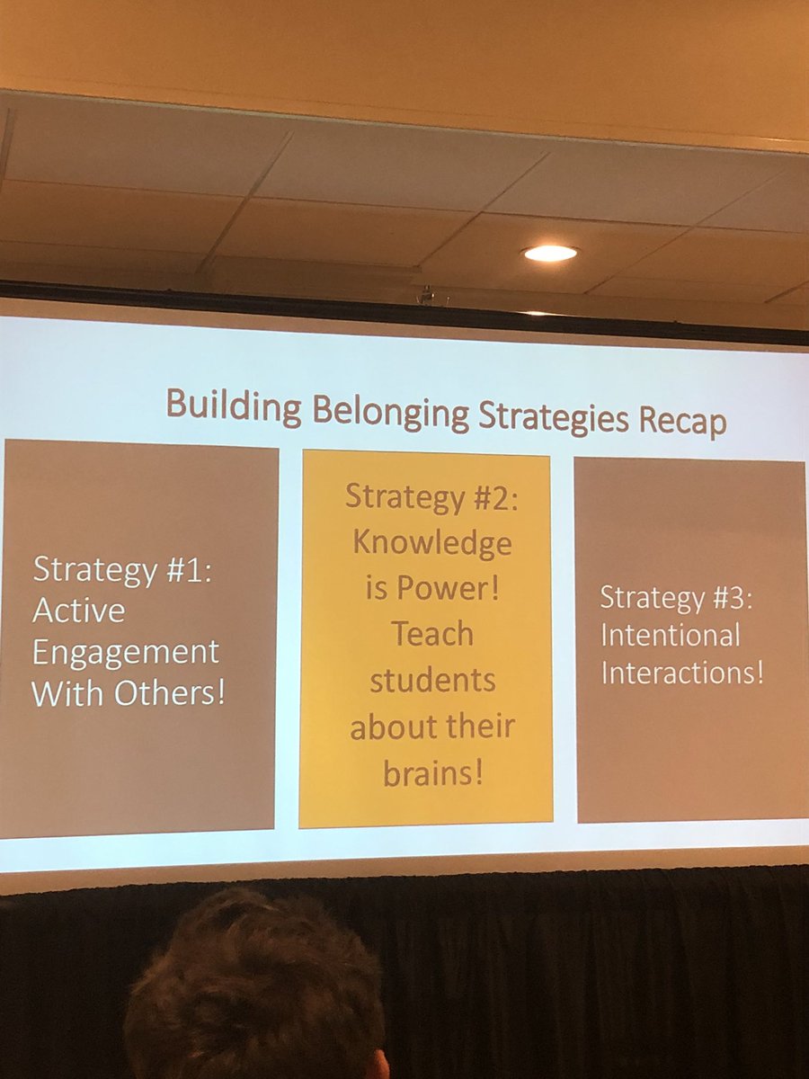 MrCornellUofSC's tweet photo. Learning key strategies for the most important part of the classroom. Building Belonging! #AMLE19 @USC_CMLA @RRoofJarvis @Mr_JamesBaker @MSchroppeUSC @TimSwatML @JDrakeTeach2020 https://t.co/LX4mSBj3lc