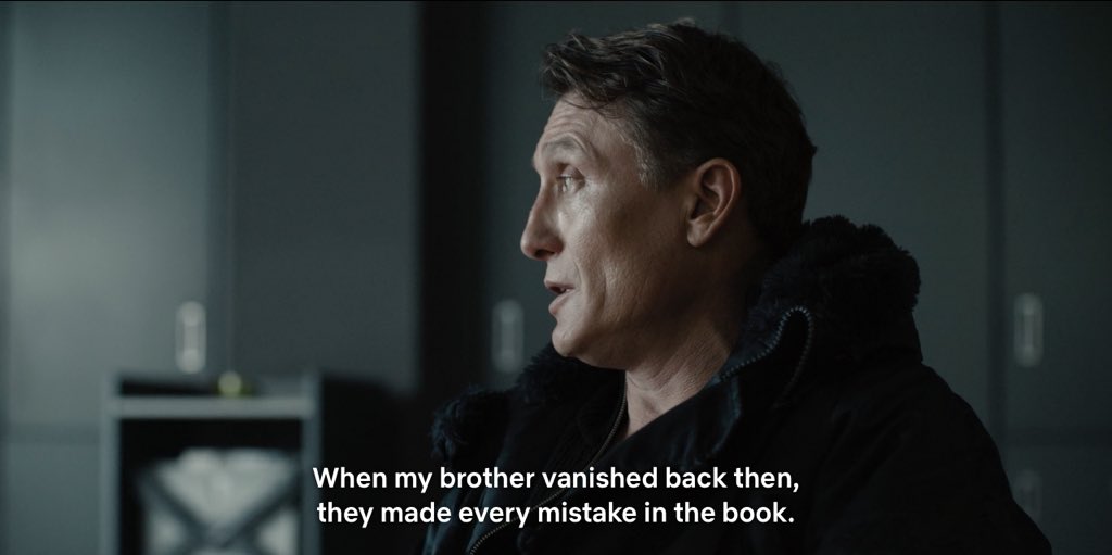 Ulrich told Charlotte that he joined the police because of the mistakes they made when Mads disappeared and that he wanted to do things better but failed.